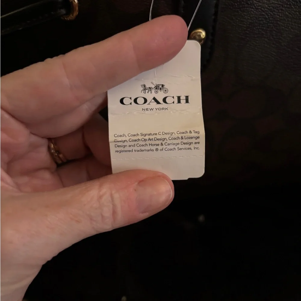 *NWT* Coach  Drawstring Carryall Tote *COA* - Picture 11 of 12